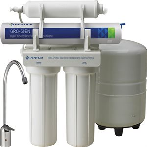 Système d'osmose inverse Pentair 50 GPD, 4 étapes (GRO-2550)